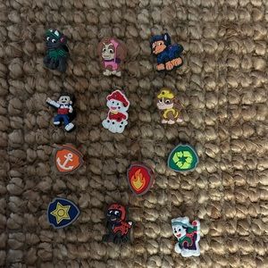 Paw patrol shoe charm all 12